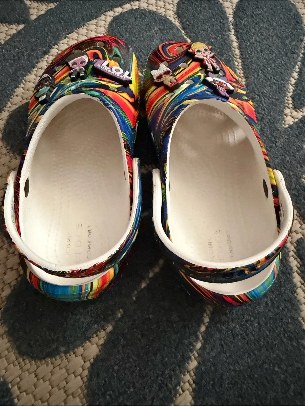 CROCS vibrant swirl